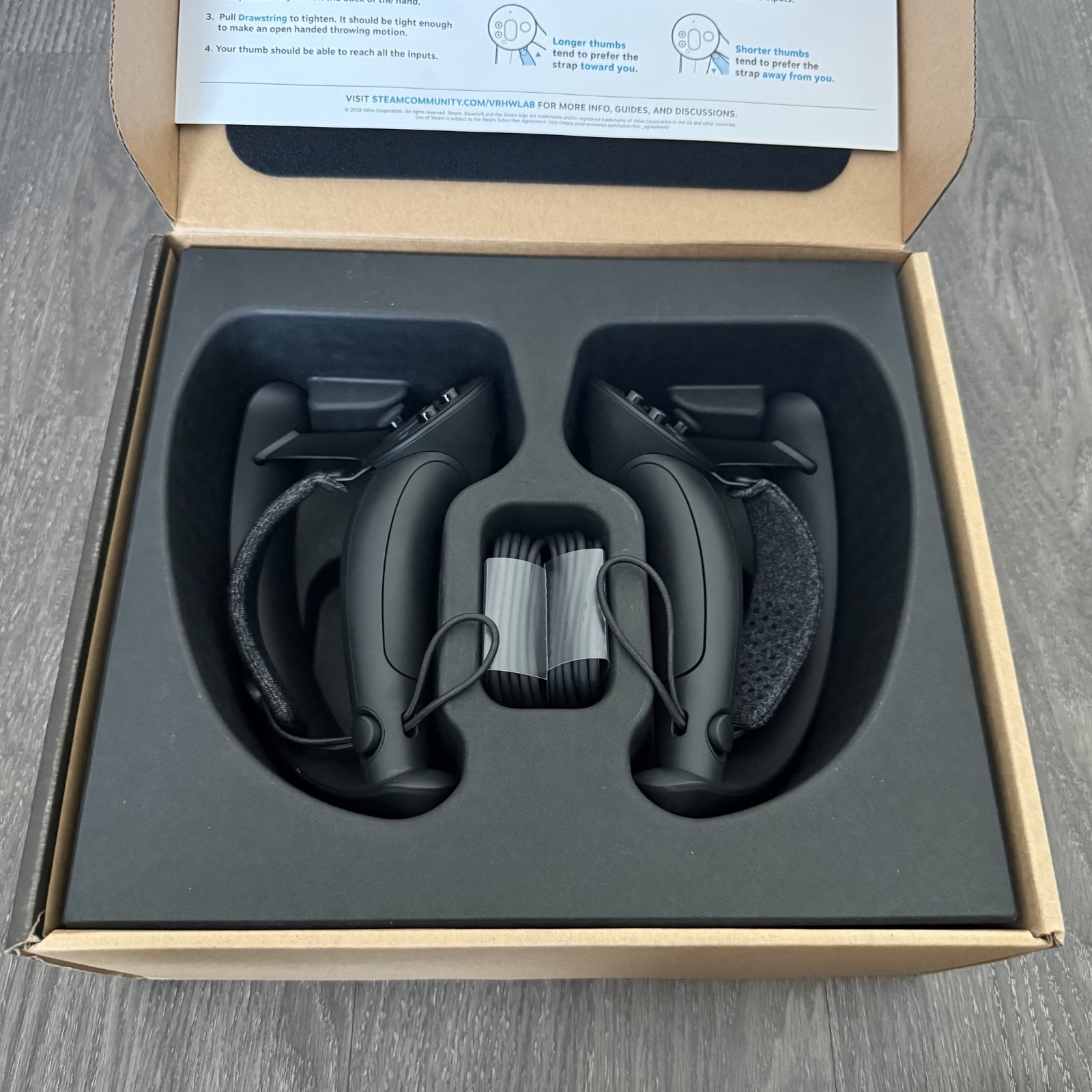 New Valve Index SteamVR Controllers Pair EV3 Prototype Rare - Tested & Working