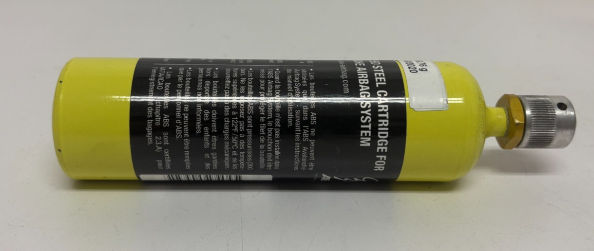 ABS Avalanche Airbag Activation Unit Nitrogen Cyclinder + Pull Handle NEW