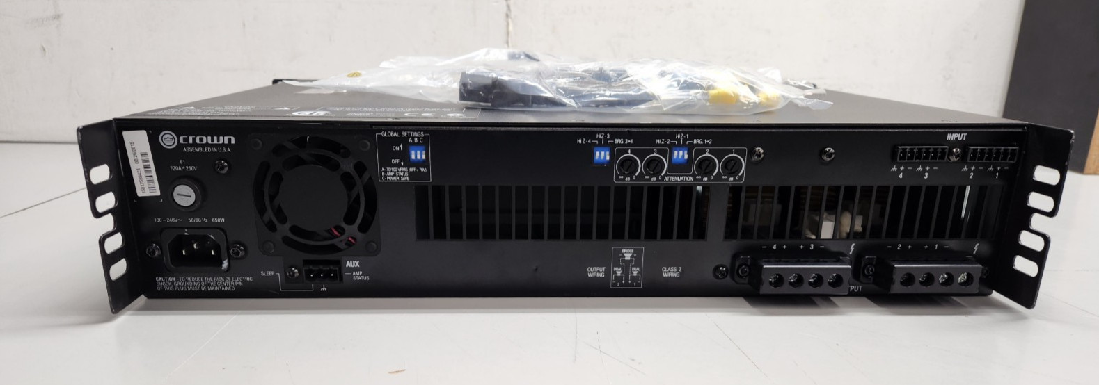 Crown DCI 4|300 Drivecore Install 300W Power Amplifier Fully Refurbed