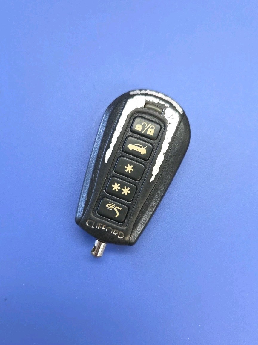 Used Clifford 7151X 1-Way 5-Button Replacement Remote Control EZSDEI7151