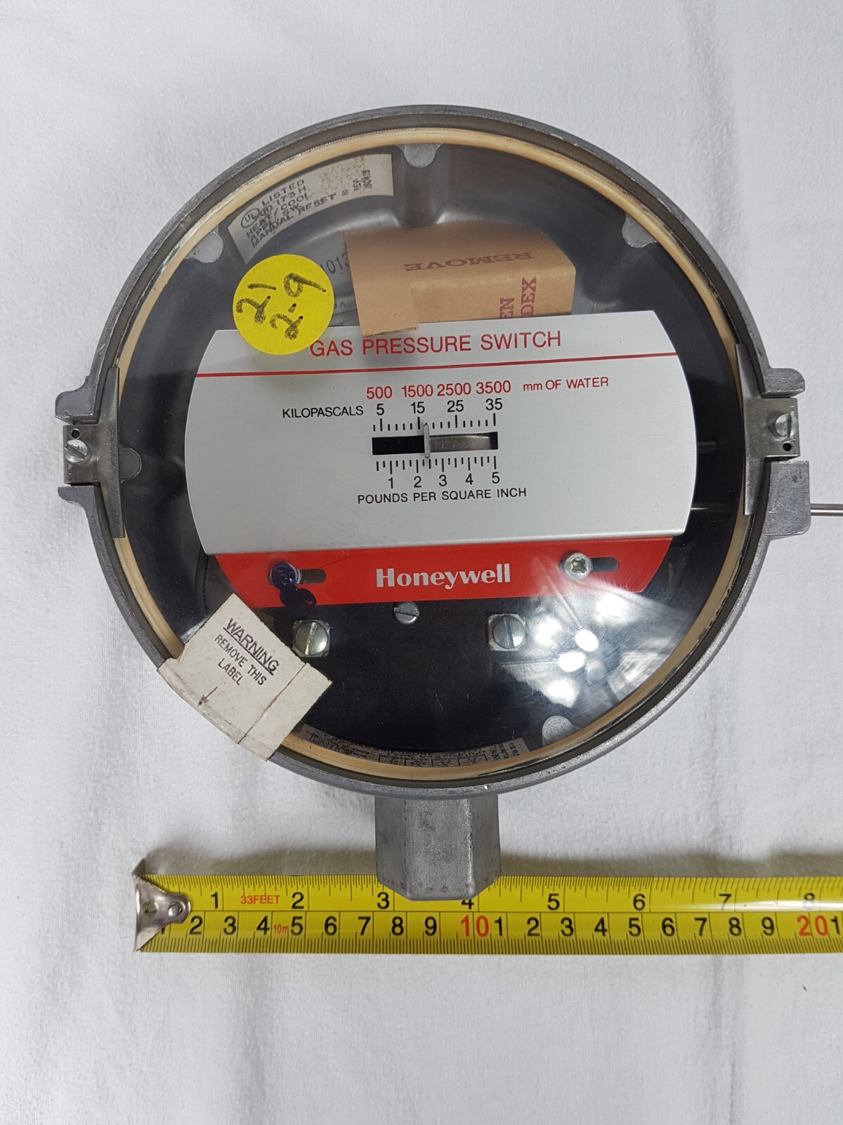 Honeywell C437D-1013 Pressure Switch 0.5-5psi / 5-35kPa - Unused