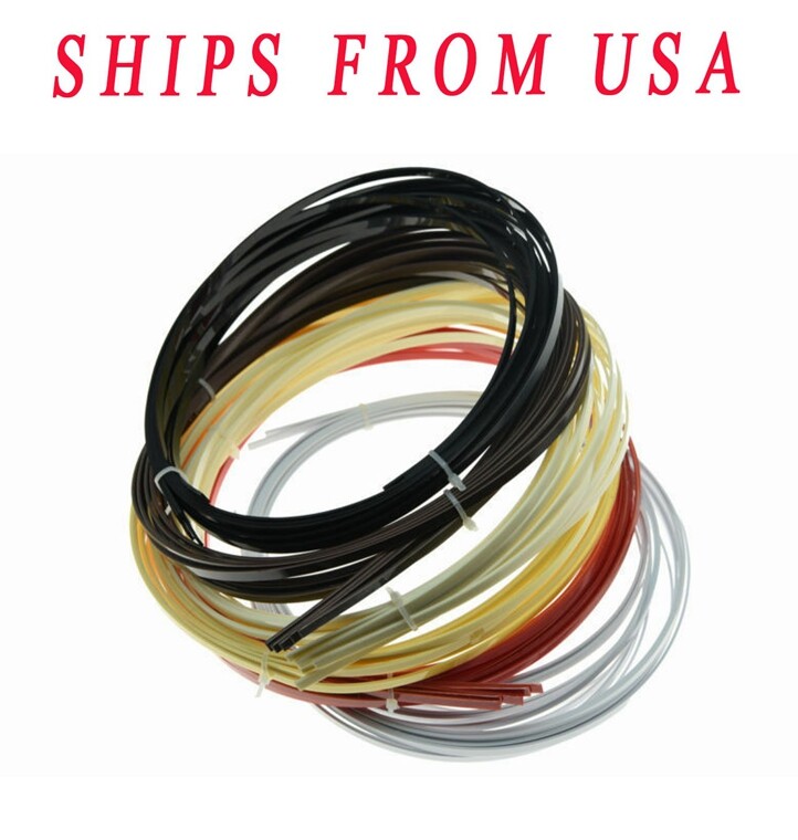 5-Pack Guitar Binding Purfling Strips ABS Binding Strip 1650*5*1.5mm