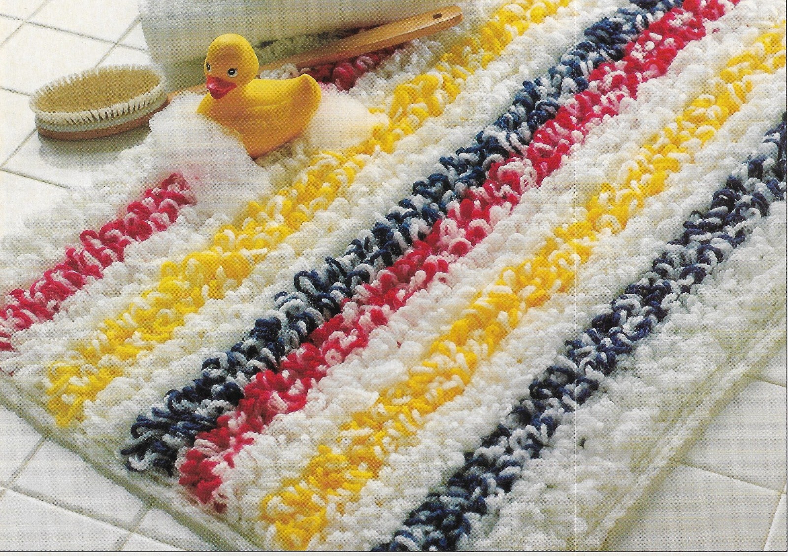 Loop Stitch Rug crochet pattern instructions