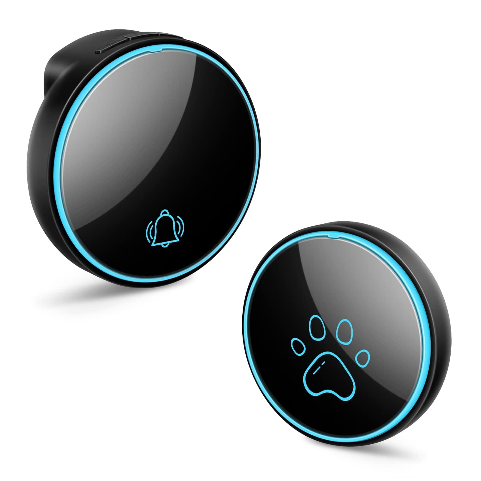 Smart Wireless Dog Door Bell, Doggie Doorbell for Pet Potty Training Communic...