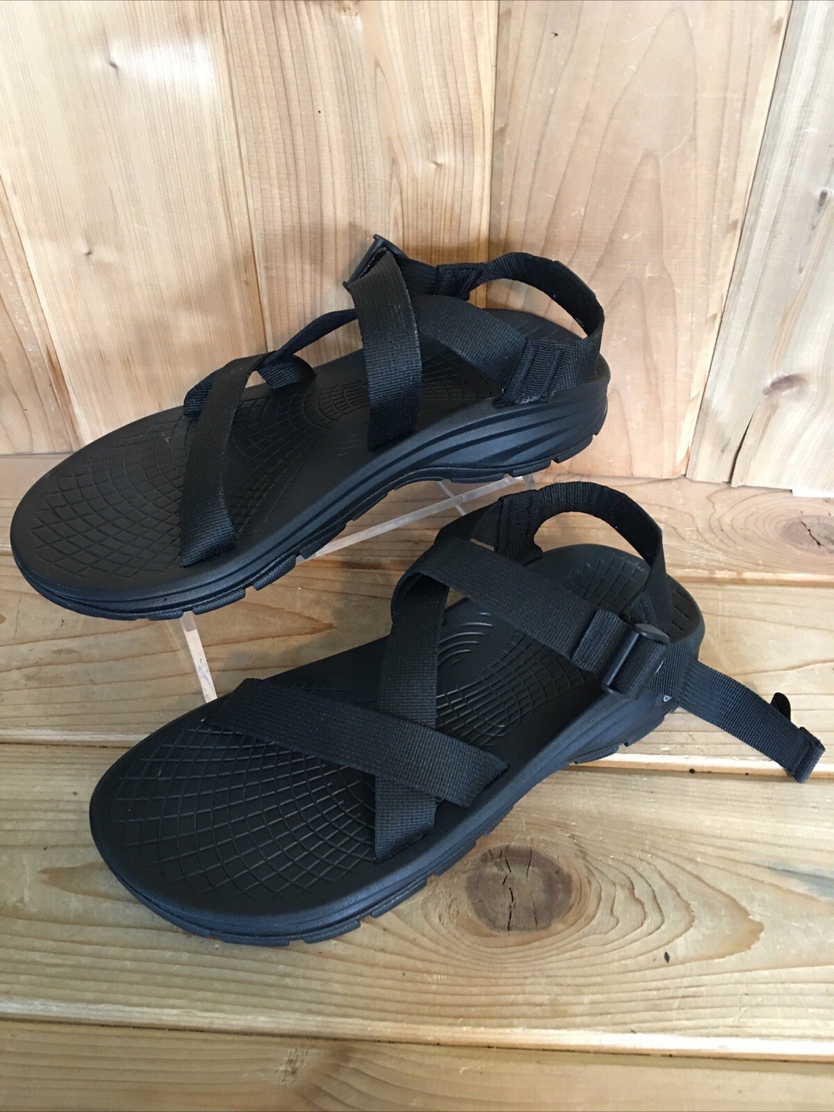 Chaco Men's Sz 12 Sandals Black Sport Strap Sandals Water Hiking Z/Volv 2