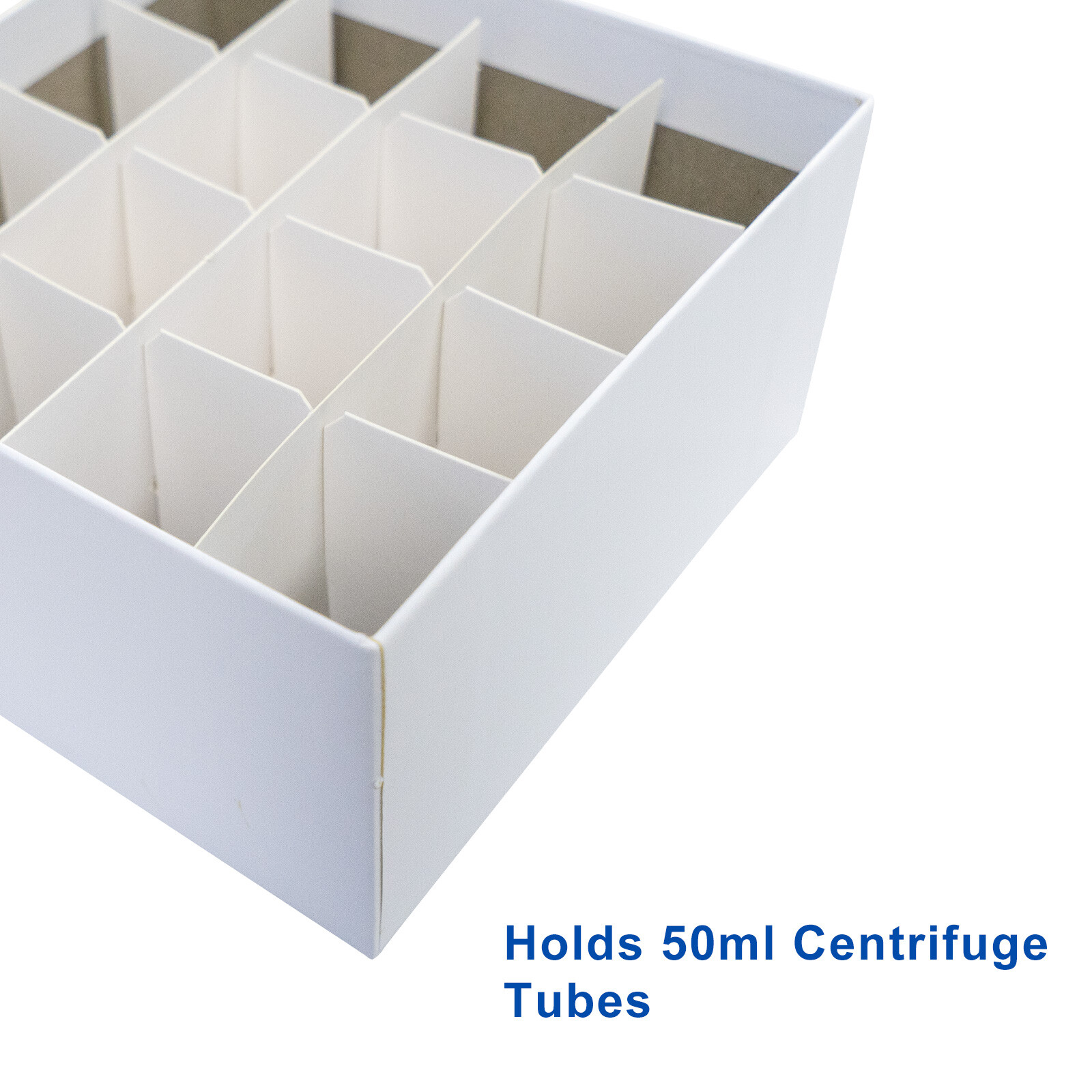 20Pcs 16-Well Cardboard Freezer Boxes, White