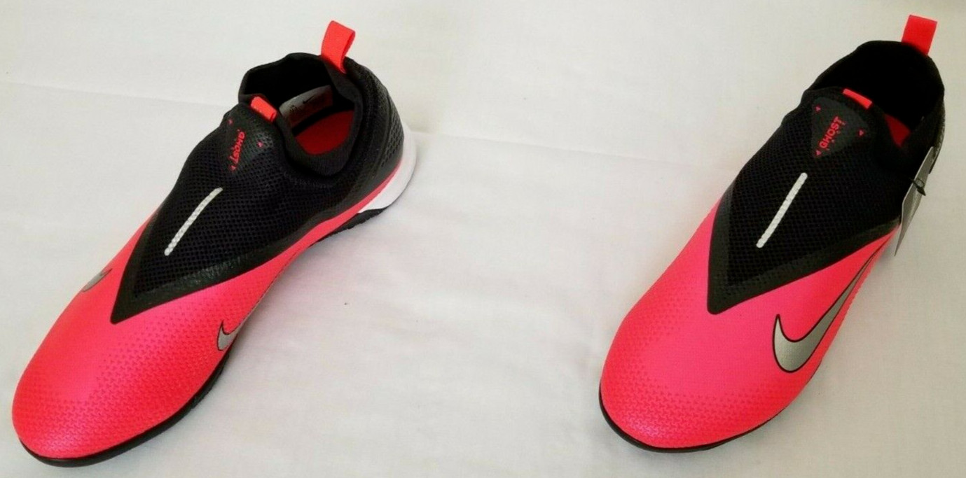 Men Sz 11.5 Red Black Nike React Phantom VSN 2 Pro DF IC Soccer Shoe CD4170-606