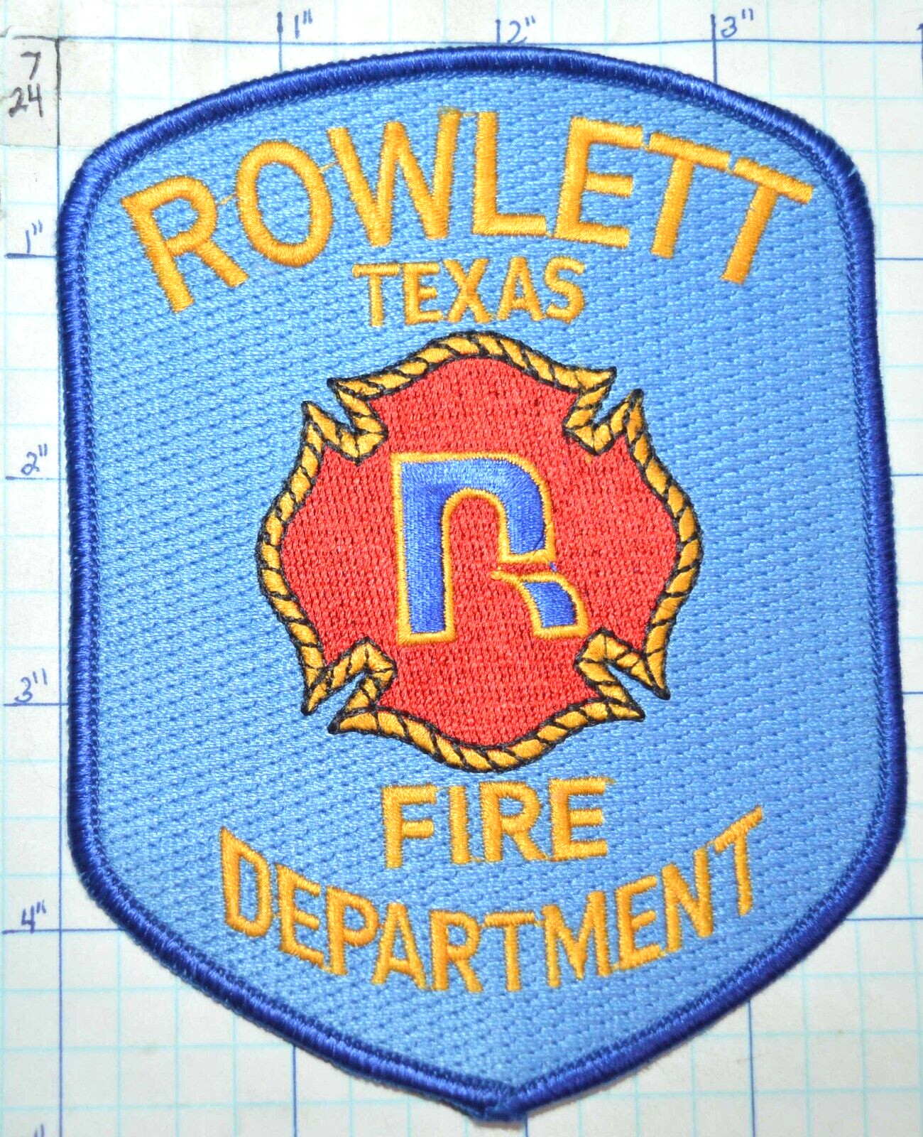 TEXAS, ROWLETT FIRE DEPT PATCH