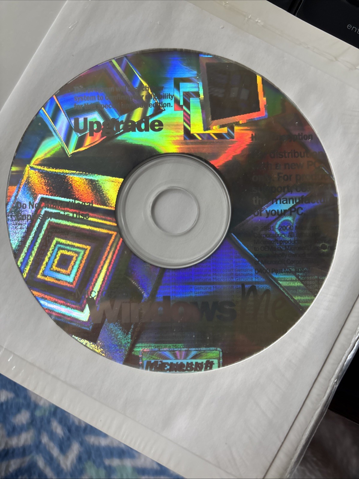 Microsoft Windows ME Millennium Edition Upgrade CD With Quick Start Guide NEW