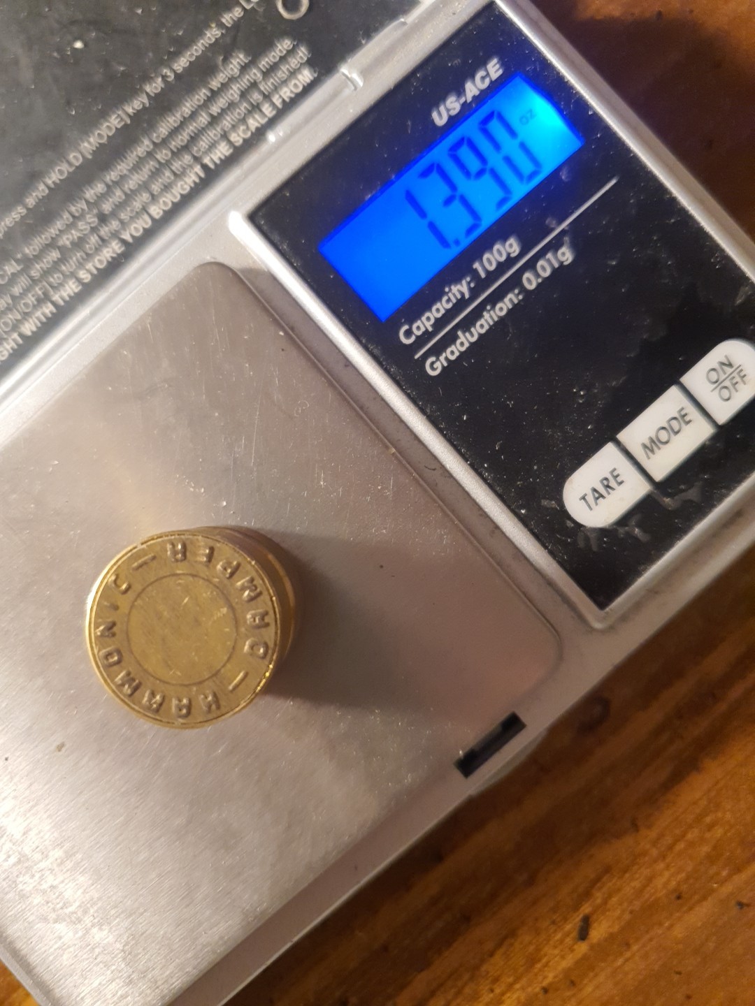 mathews harmonic stabilizer Brass Weights