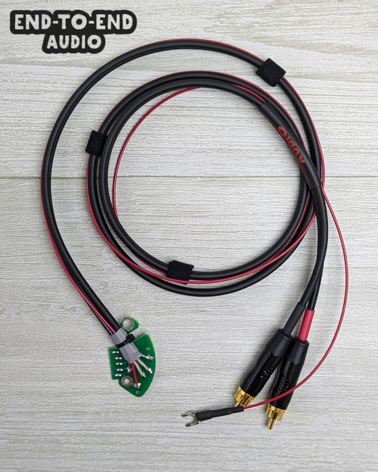 Technics Turntable RCA Cable | SL-1200 MK2, MK3, M3D, MK5, MK6, GLD | Mogami PCB