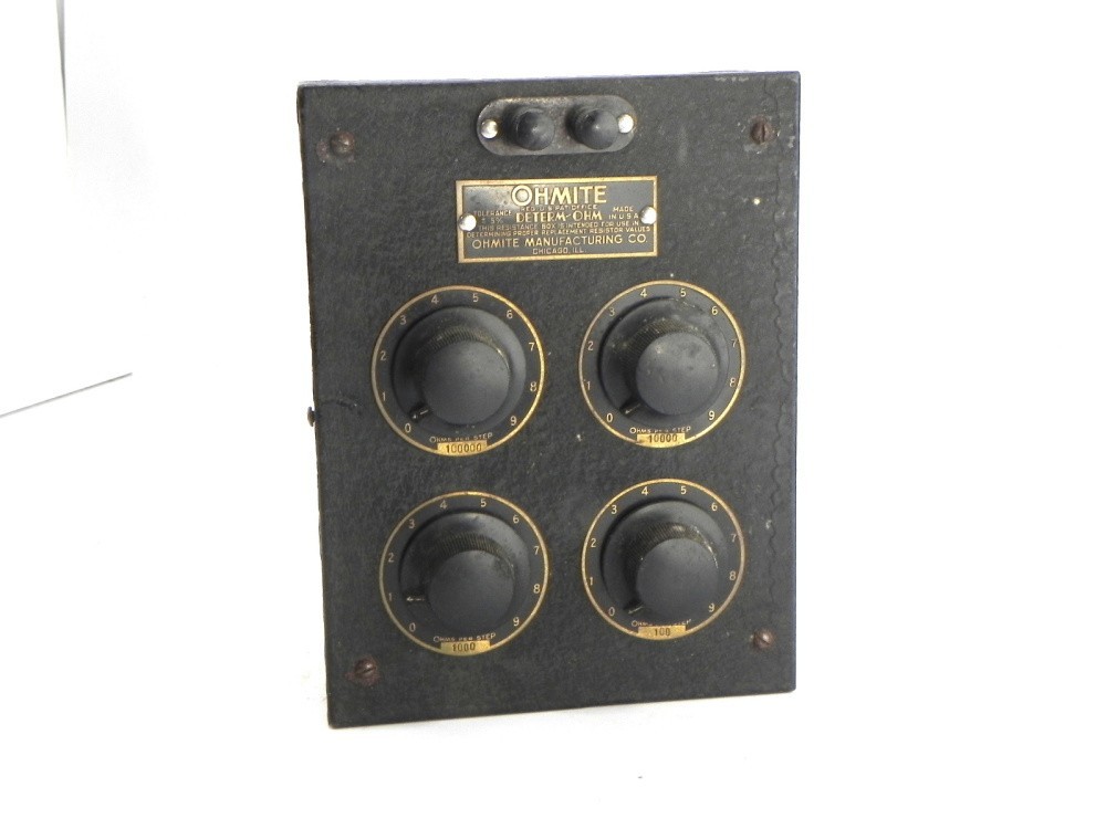 Ohmite Detem-Ohm Resistance Box