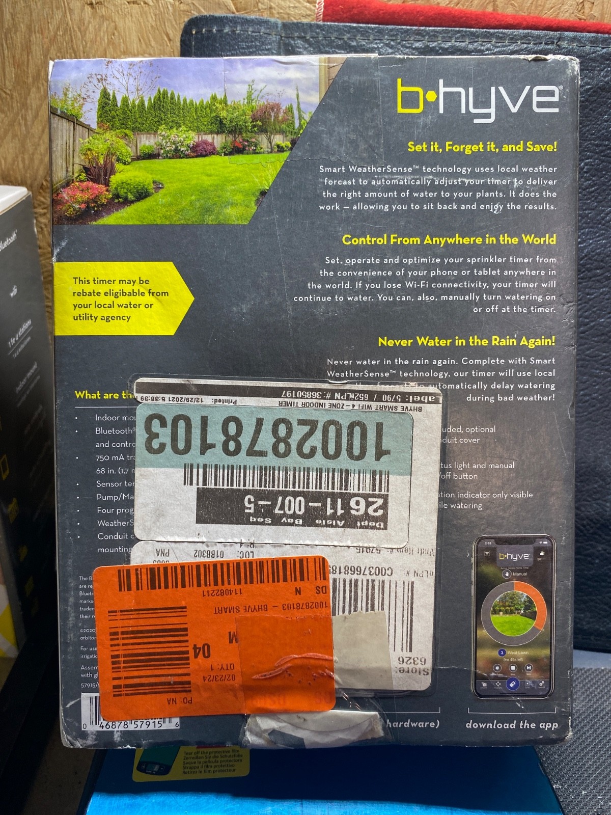 Orbit 4-Zone B-hyve Smart Wi-Fi Indoor Timer - Open Box