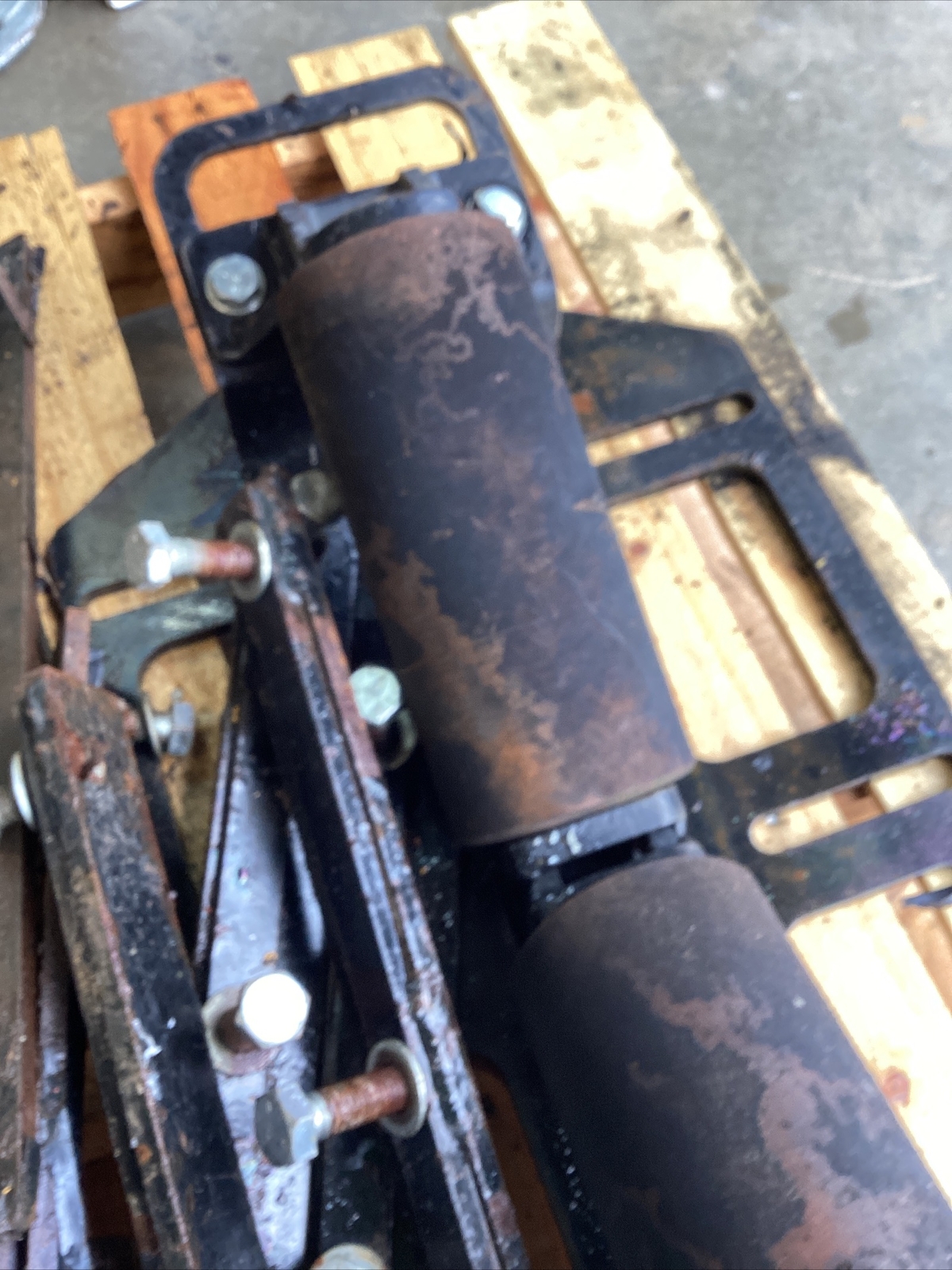 2 LJ WELDING AUTOMATION Model HZD-100 WELDING PIPE ROLLERS W/extra Brackets