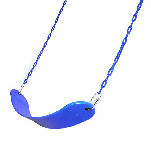 1 NEW BLUE Swing Set Seat Durable Vinyl Coated Chains 120lb Capacity Playground