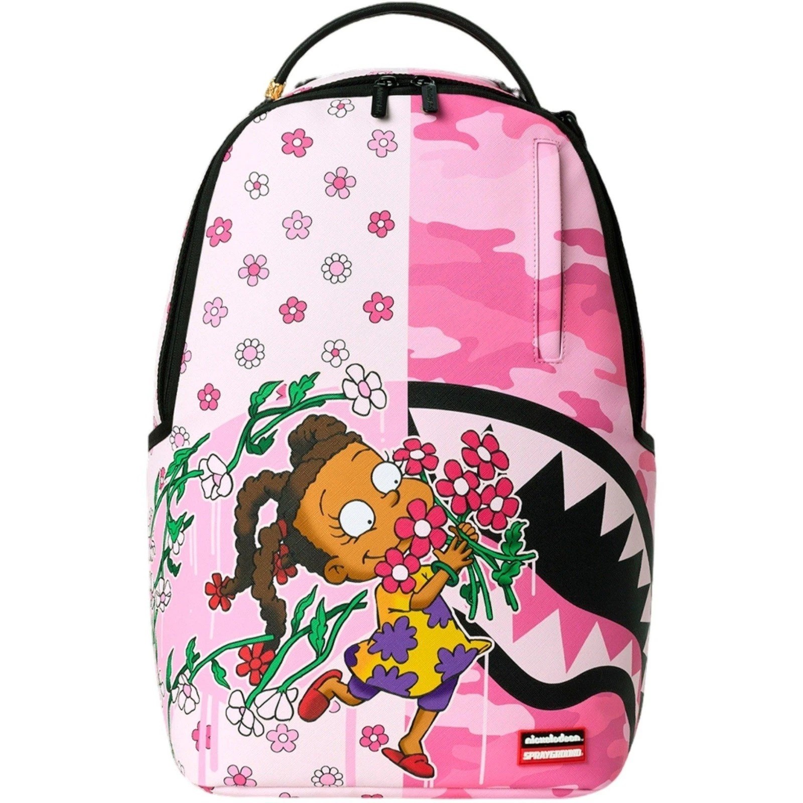 🔥🔥 Sprayground x Rugrats Susie Pink Flowers Backpack  Bookbag Large School Bag