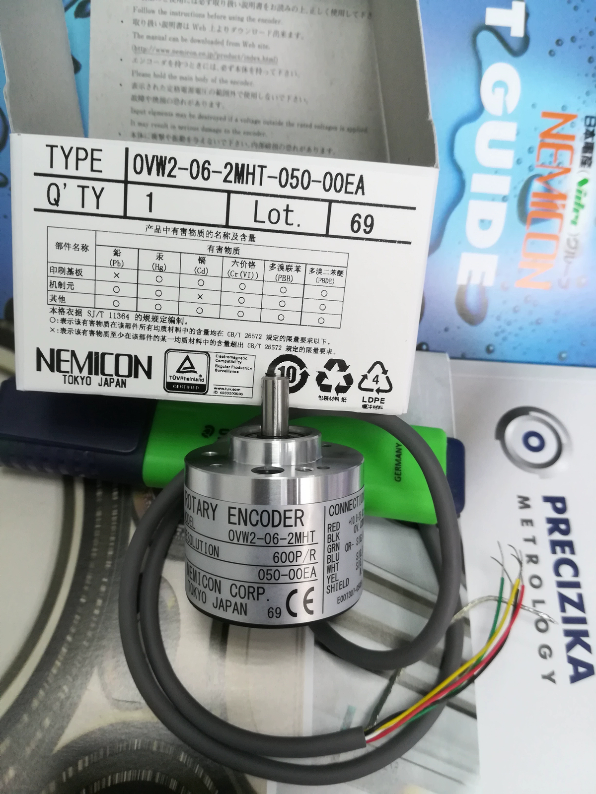1pcs New NEMICON OVW2-06-2MHT-050-00EA Encoder