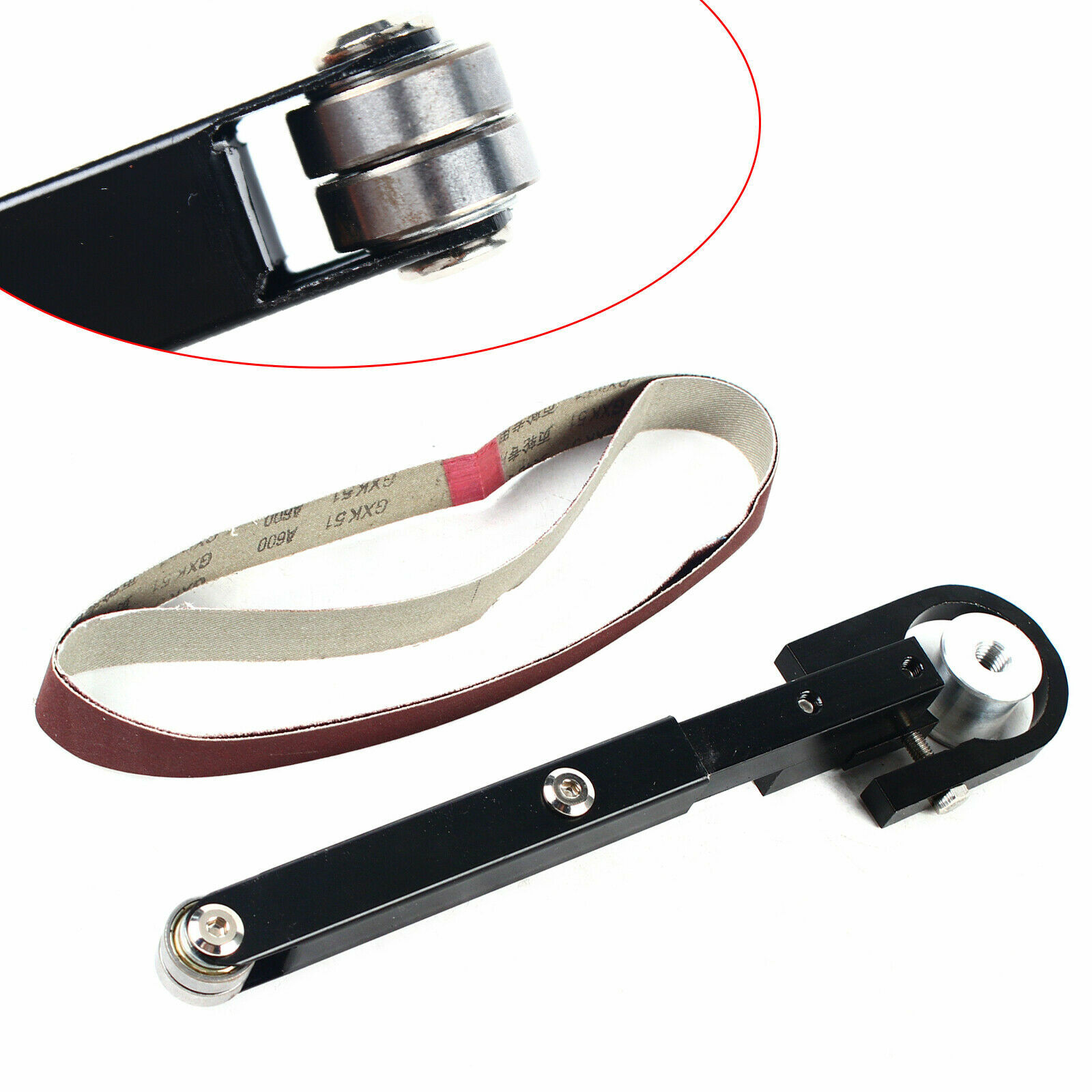 Belt Sander Attachment Kit,Bracket Angle Grinder Sanding Polisher & Belt Stable