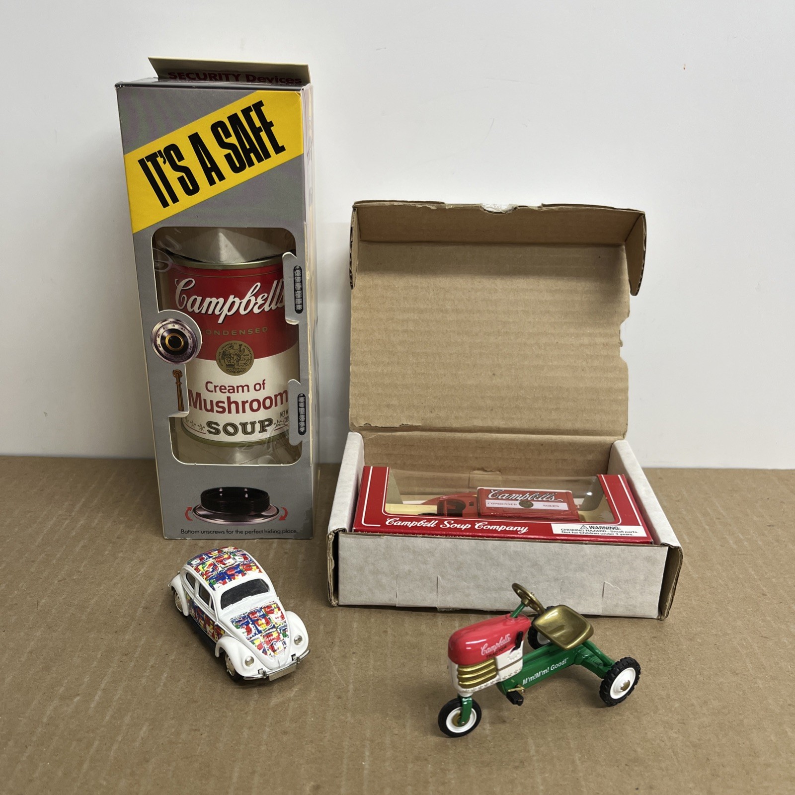 Lot Of Campbell Cars &  Diversion hideaway Can Kitchen Cupboard Hide Stash New