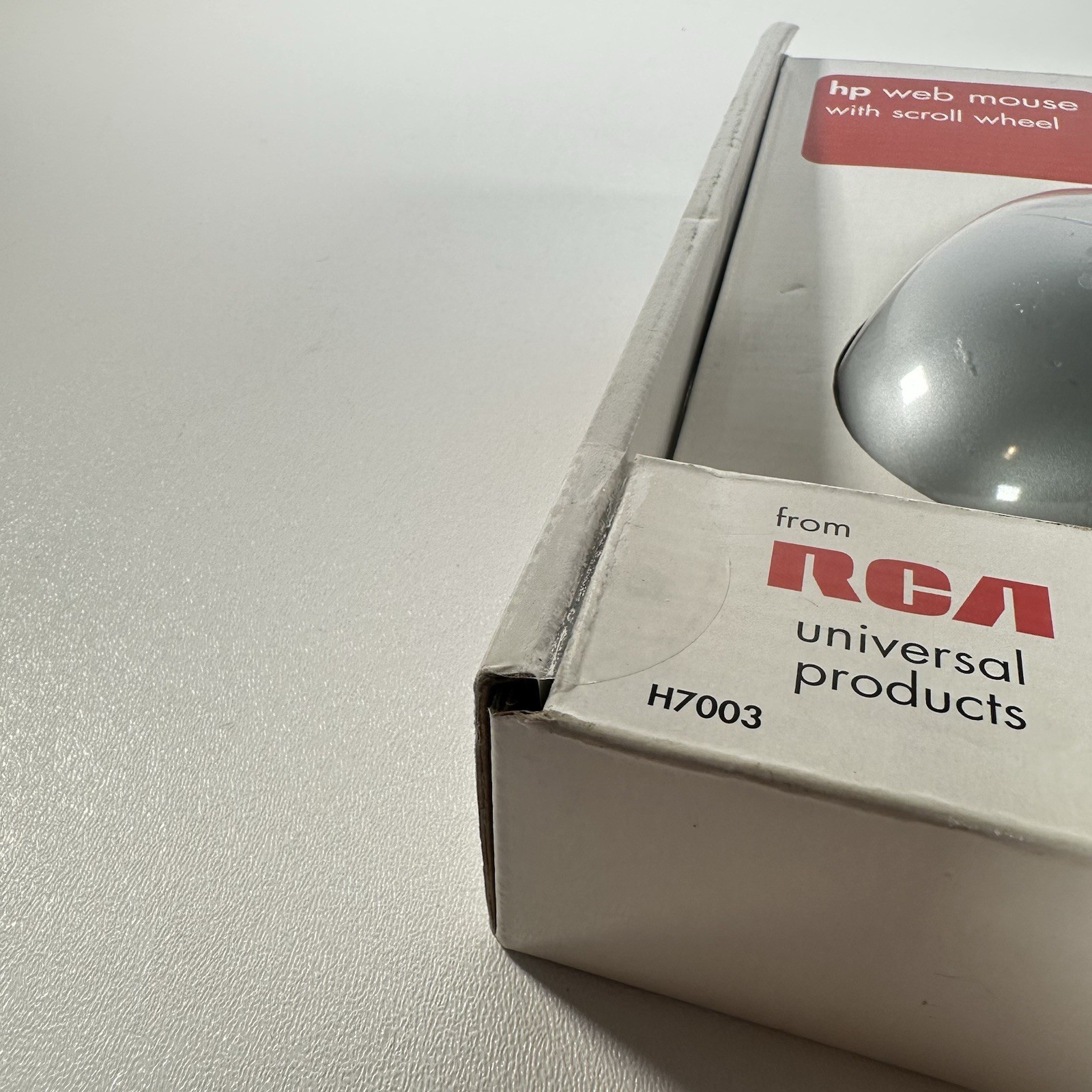 HP Web Mouse with Scroll Wheel USB or PS/2 Model H7003 from RCA, factory sealed