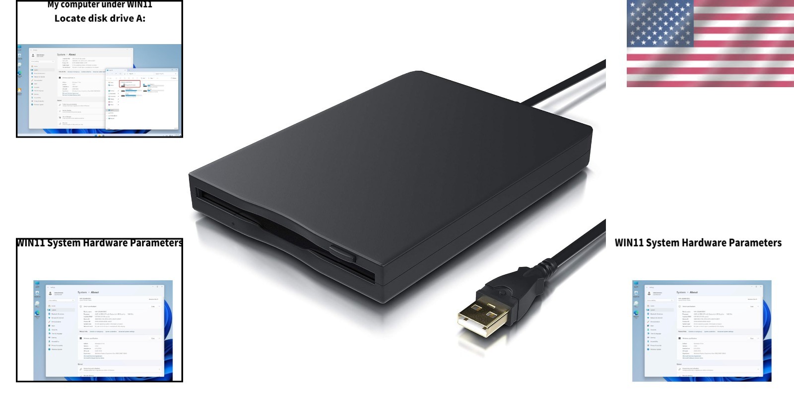 External USB Floppy Drive for Easy File Retrieval - Ideal for Nostalgic Data