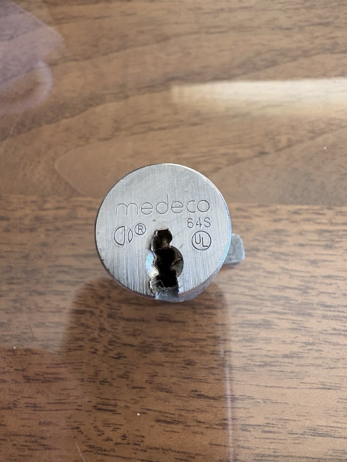 Medeco 64S vending machine T & L handle plug lock, 2 keys
