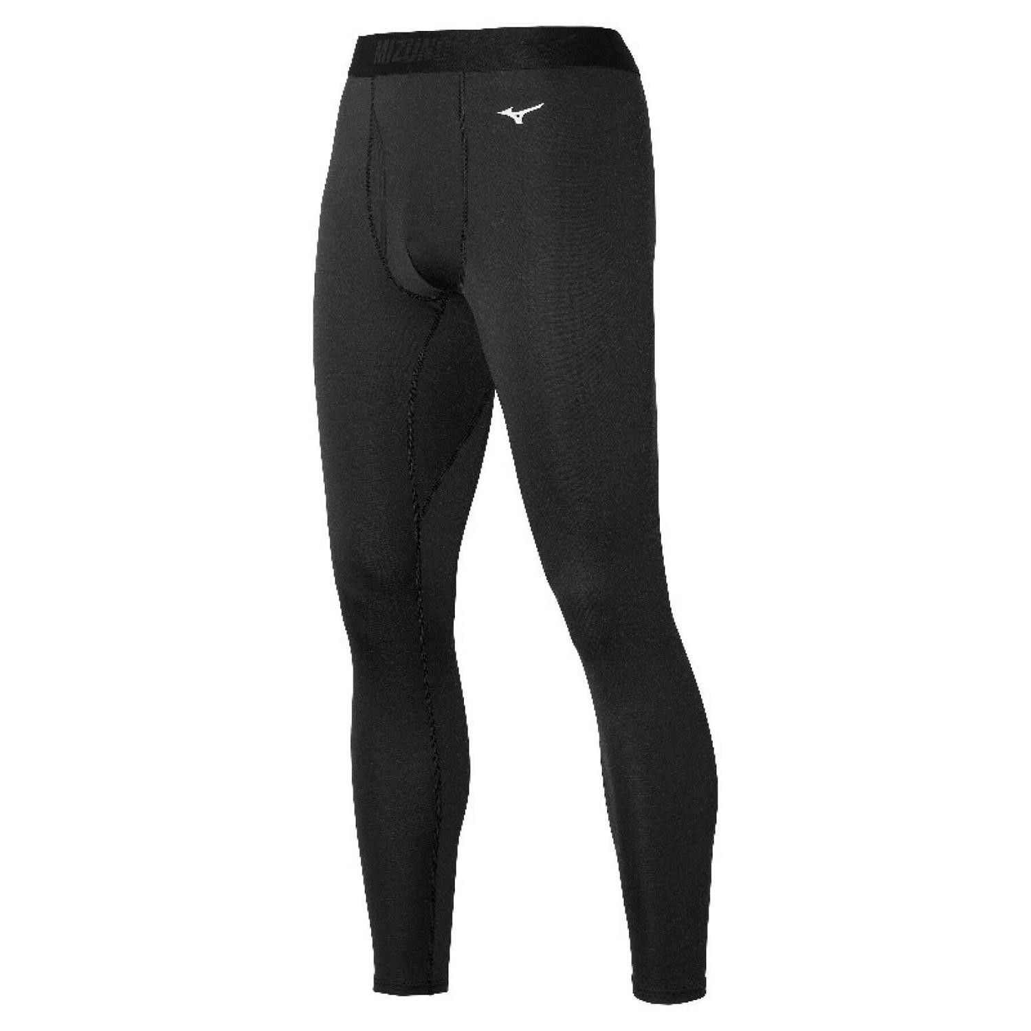 MIZUNO MID WEIGHT LONG TIGHT TIGHTS-BLACK-A2GBA55309