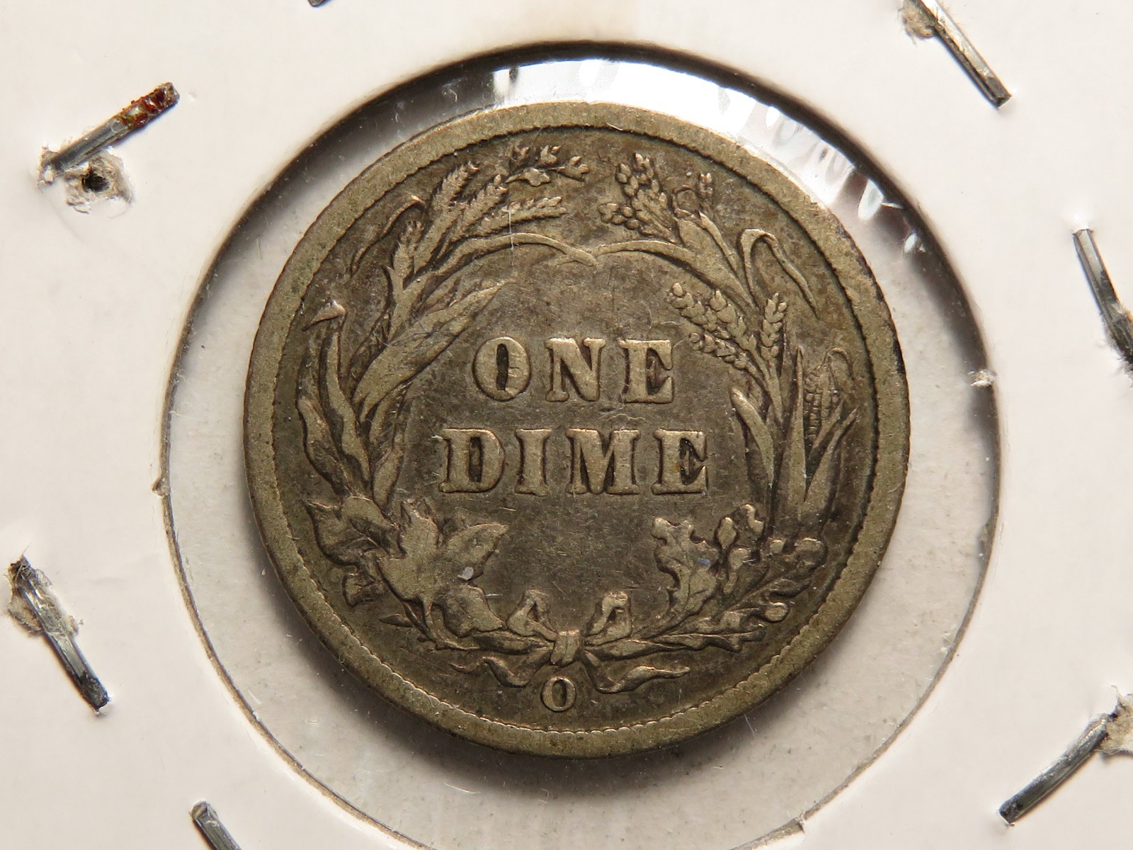 1899-O Barber Dime, Grades VF, Nice Toning