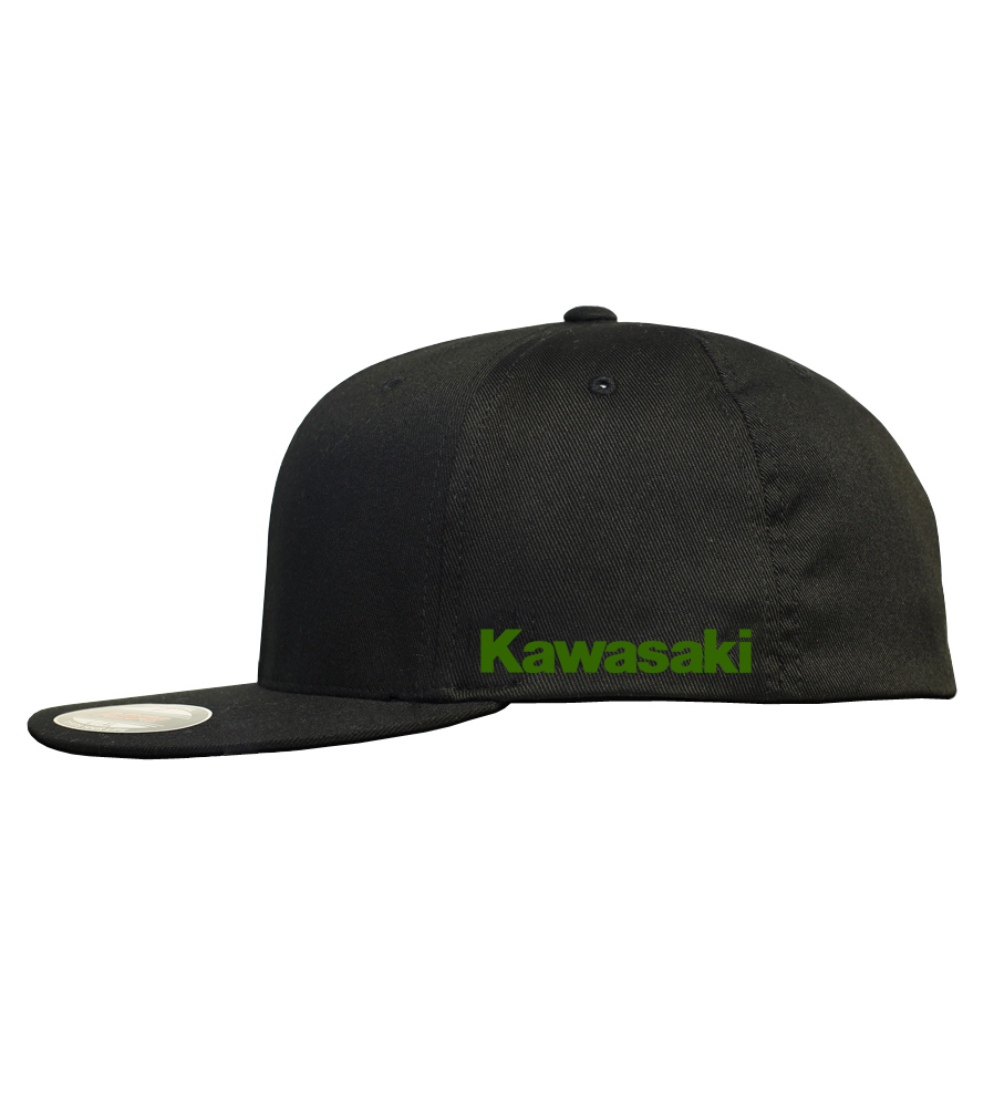 KAWASAKI NINJA MOTORCYCLE CURVED or FLAT BILL FLEXFIT HAT *FREE SHIPPING in BOX*