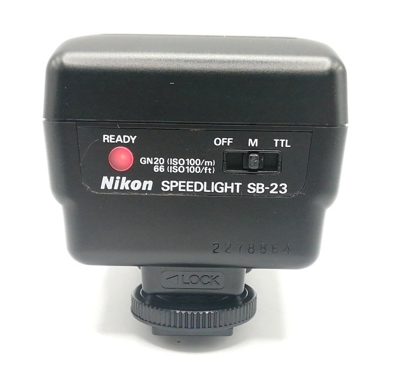 🎦👀✨MINT✨ Nikon Speedlight SB-23 Shoe Mount Flash From JAPAN