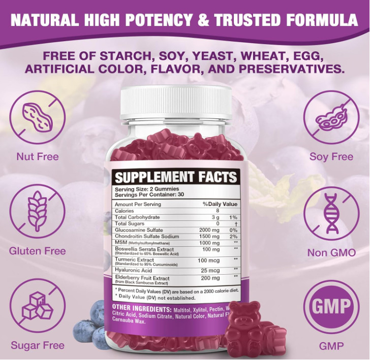 Joint Support Gummies | Neuropathy Pain Relief, Advanced Nerve & Joint Formula