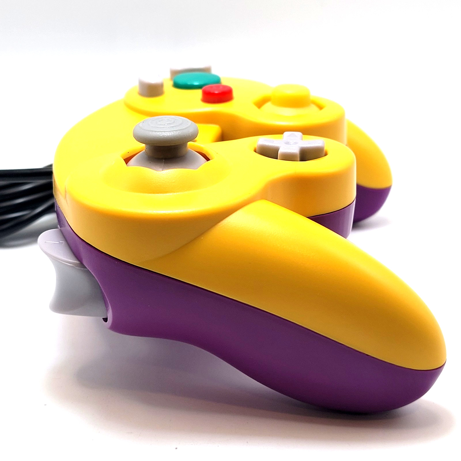 Nintendo GameCube Controller Game Pad For NGC - Wii  - Warrior Yellow & Purple