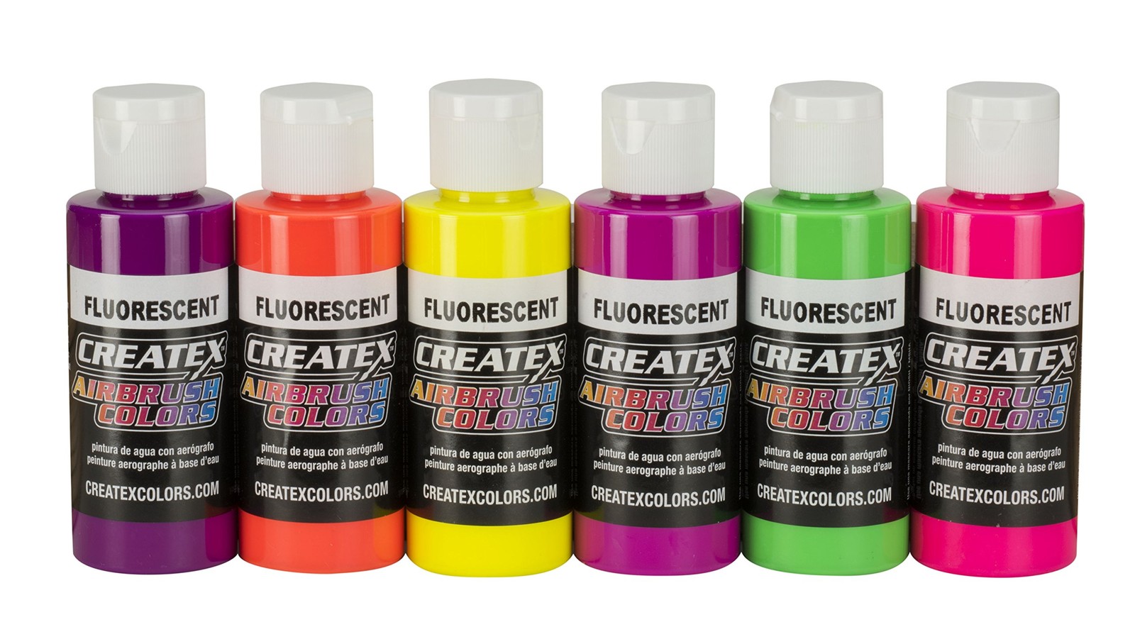 Createx Colors 5802-00 2-Ounce AB Airbrush 12 Ounce (Pack of 1), Fluorescent