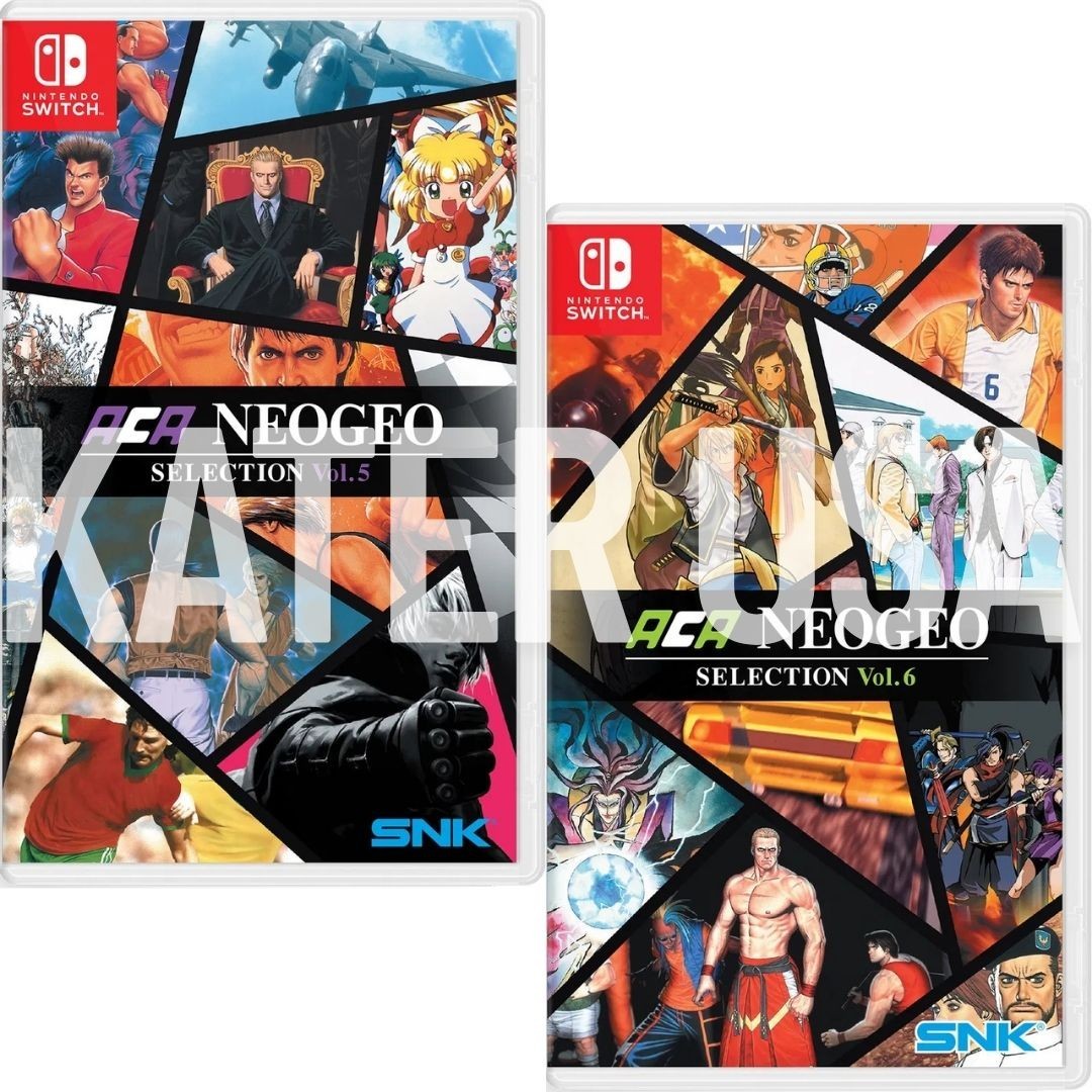 ACA NEOGEO Selection Vol. 5 + Vol. 6 Switch New Game Bundle Special