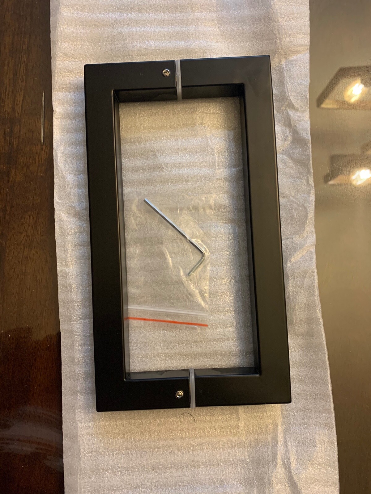 Shower Door Handle - 8" Square Style
