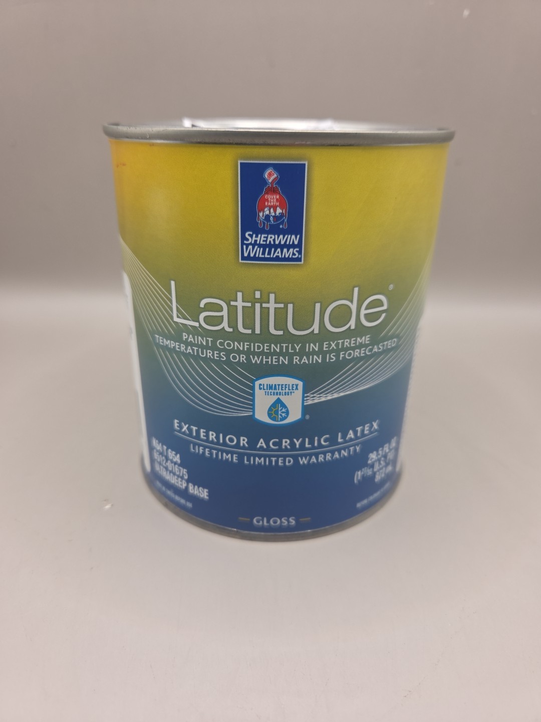 1 Qt Sherwin Williams Latitude Exterior Gloss Color 6263 Exclusive Plum