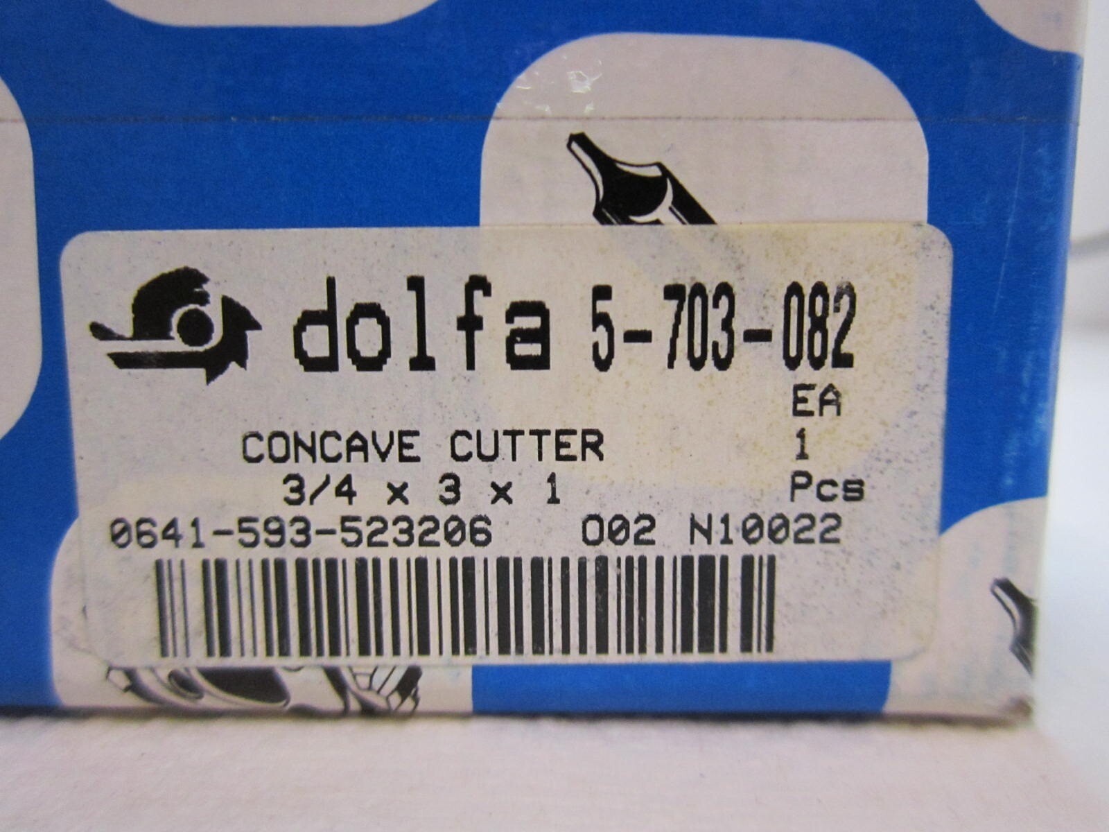 TMX 5-703-082 3/4" Concave Cutter 3" Diameter 1" Arbor High Speed Steel
