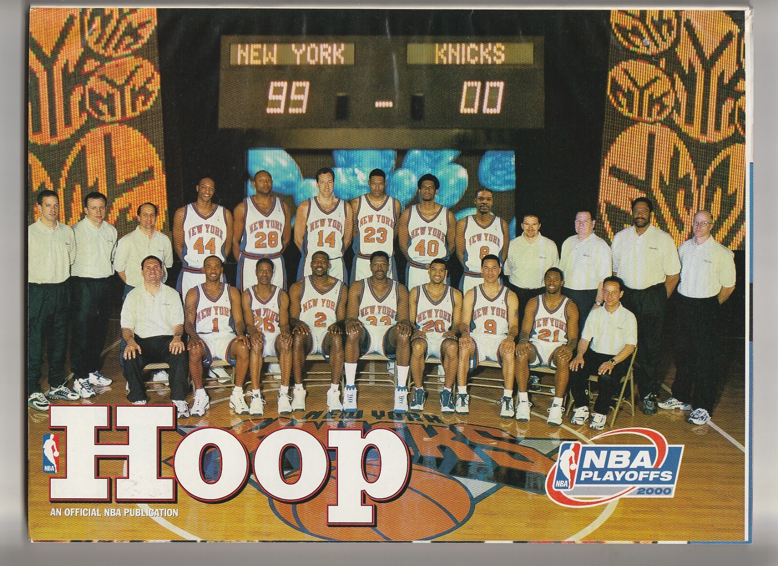 May 14, 2000 Knicks vs Pacers Playoff  Basketball Program W/Patrick Ewing 8X10