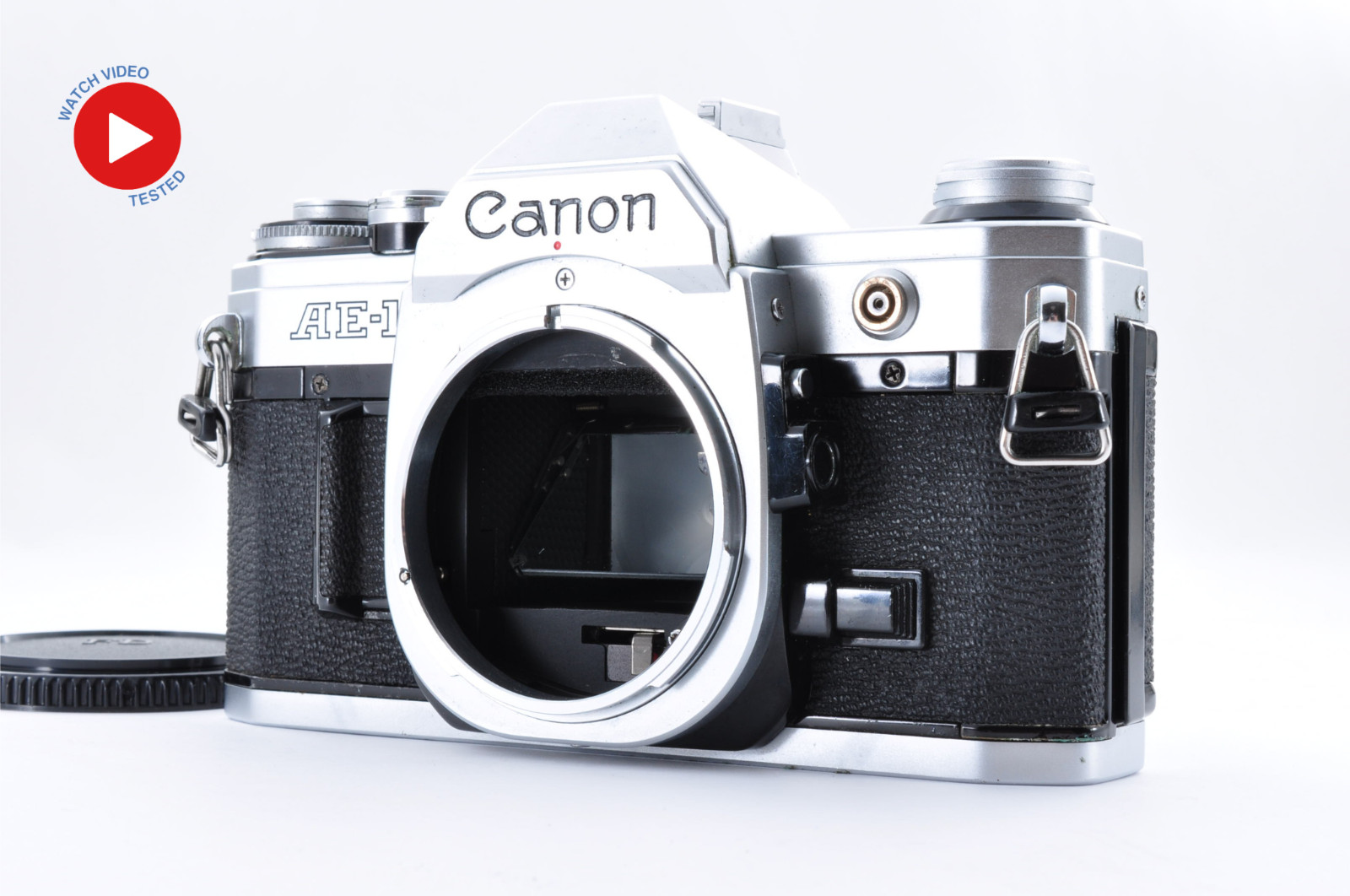 Canon AE-1 Silver Body [Very Good] 35mm SLR Film Camera from Japan