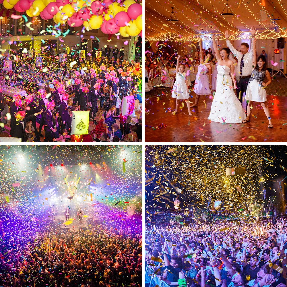 DMX Co2 Confetti Machine Confetti Blower Machine Remote for Celebration w/Case