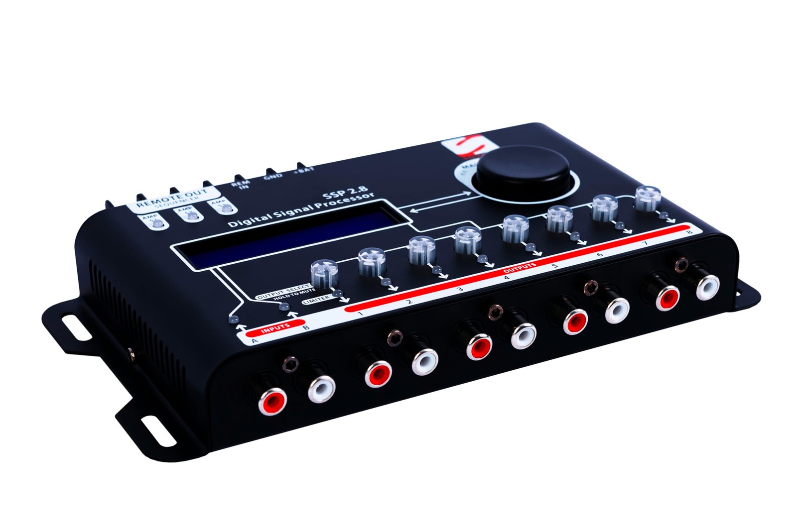 SSP 2.8 Digital Signal Processor & Equalizer – 15-Band Graphic EQ, 2 Input/8 Out