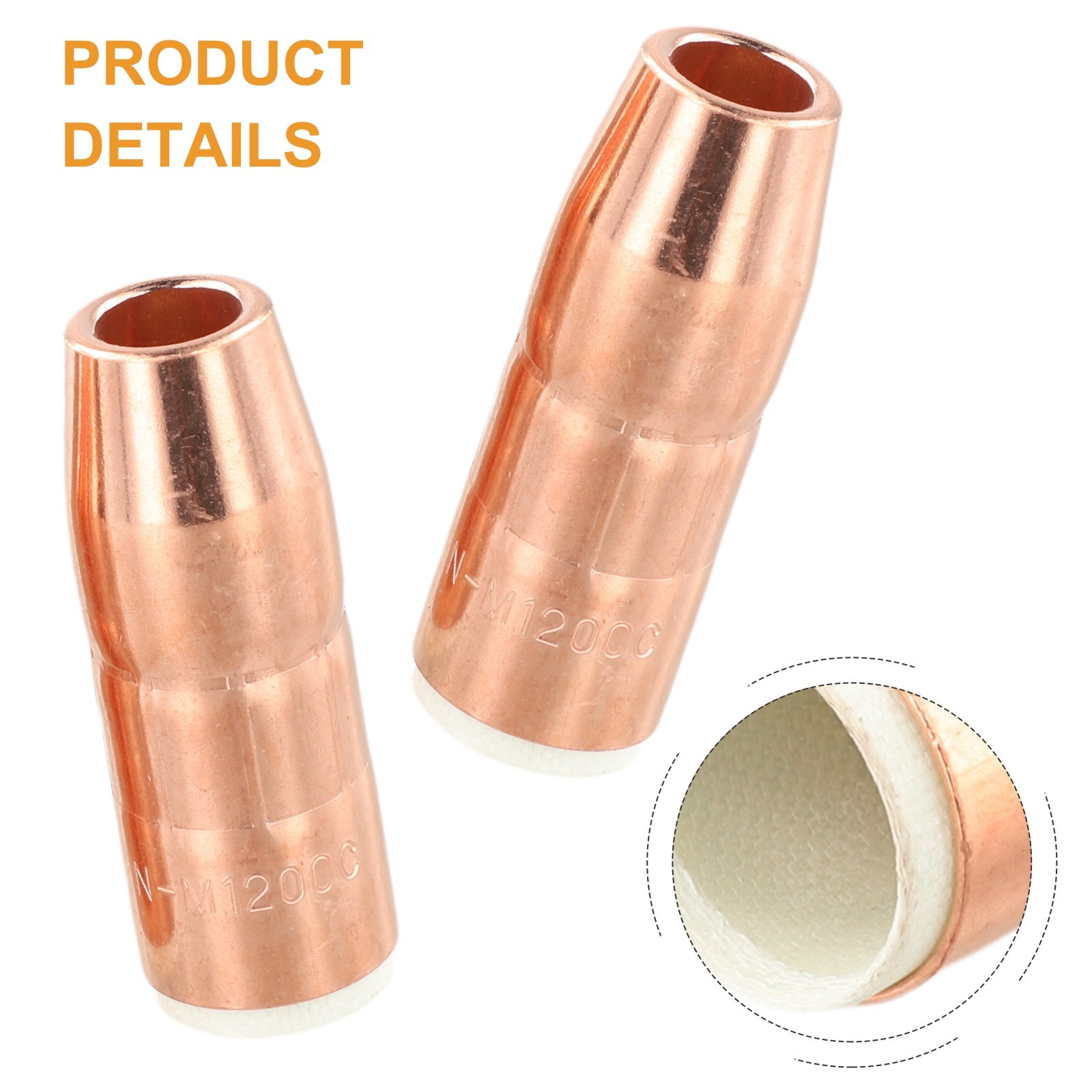 Welding Applications for mig Welding Nozzle Copper Welding Nozzle Precise