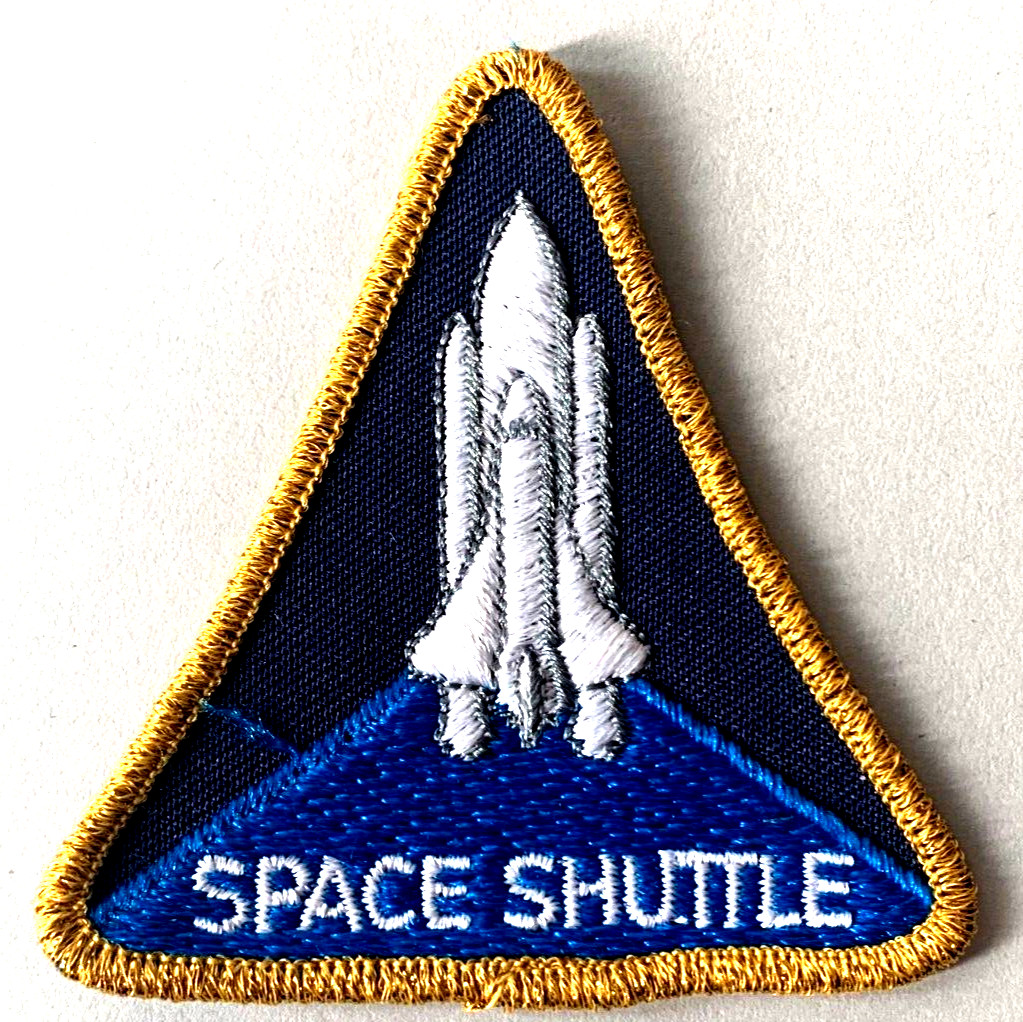 NASA Space Shuttle Program - 3-1/4 " Triangle Logo Cloth Patch