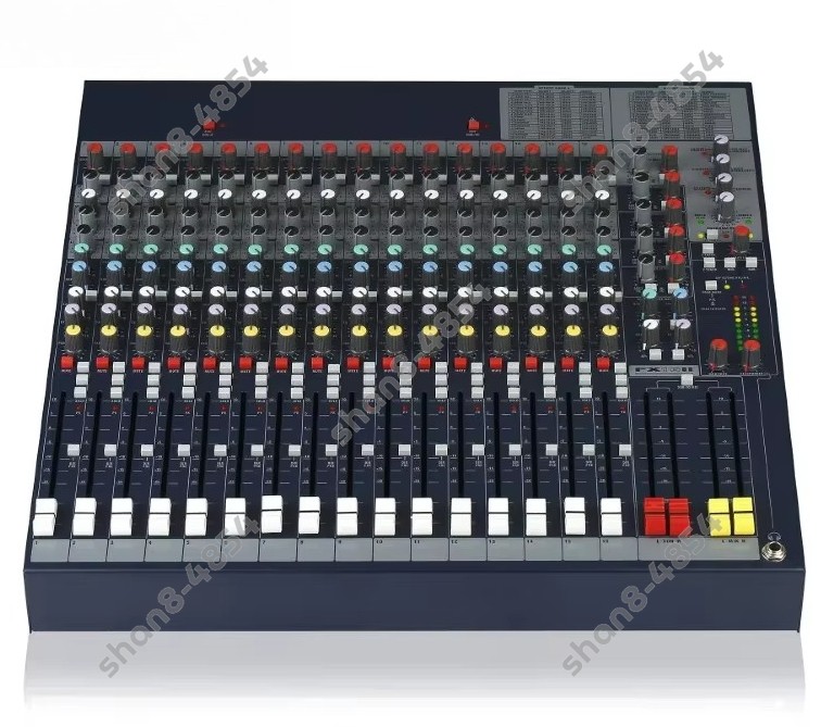 FX16II Digital 16-Channel Metal Mixer Touch LCD & XLR Interfaces for Live Stream