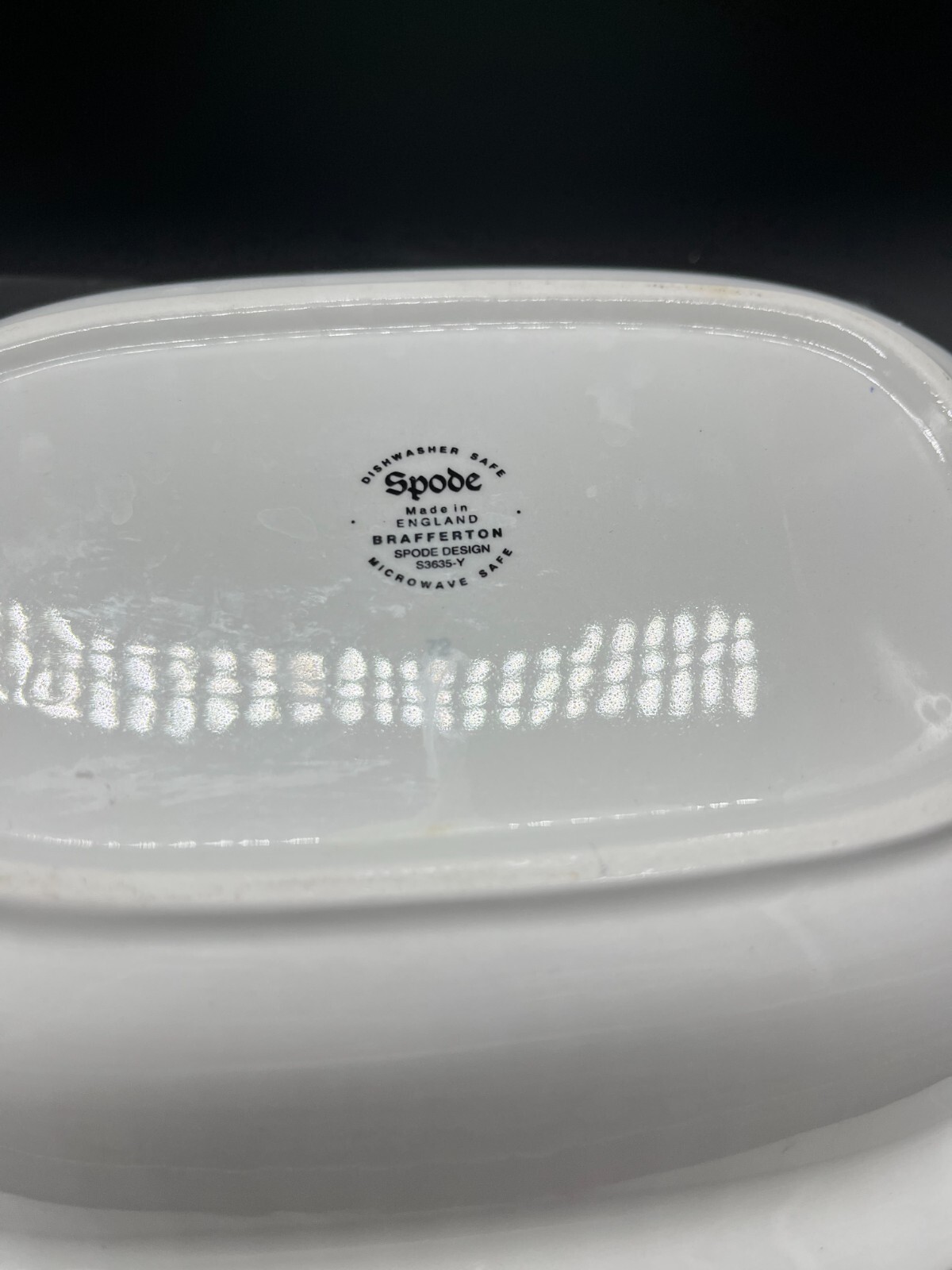Spode Brafferton Oval Vegetable Serving Dish 9" Discontinued England