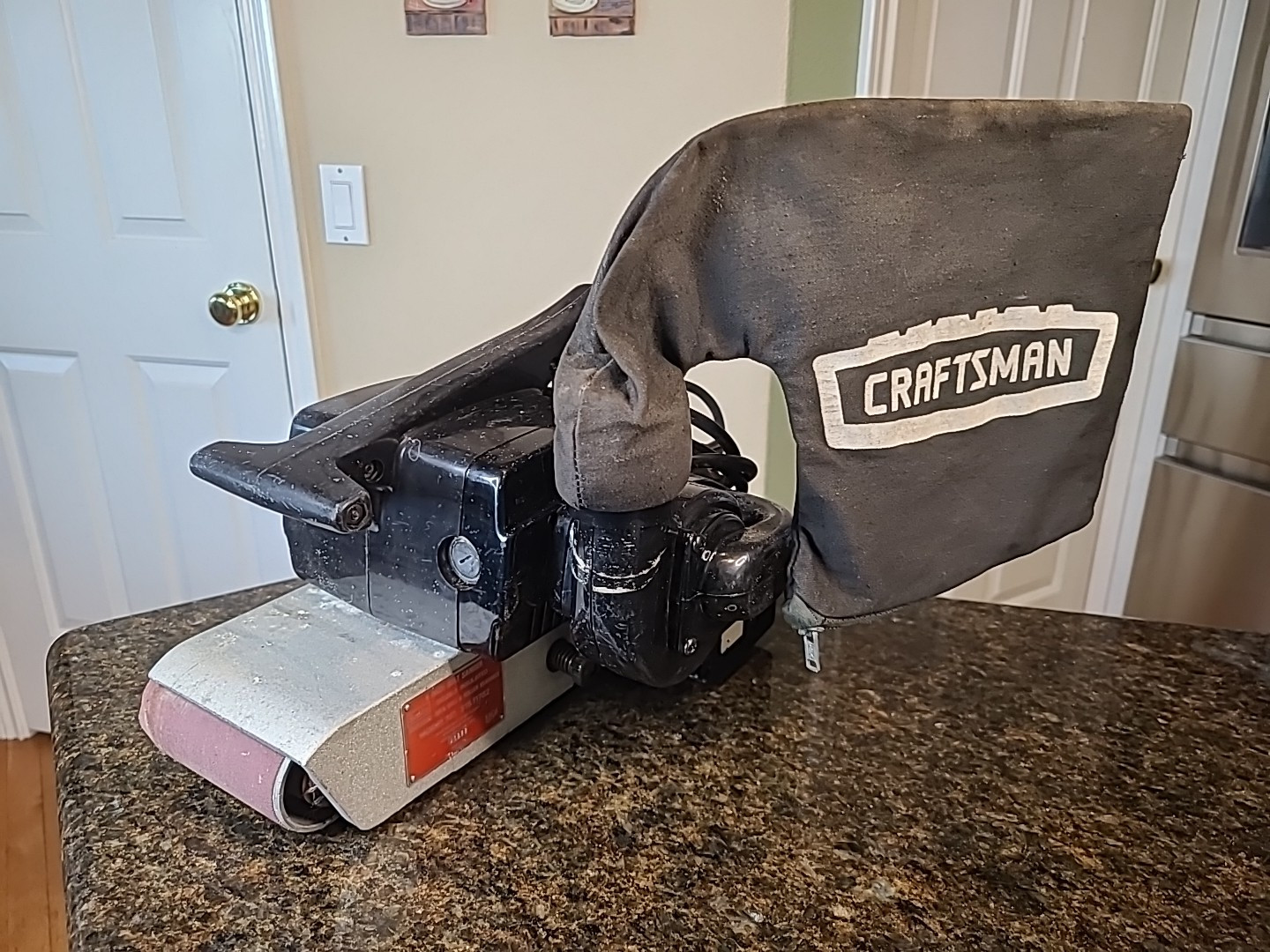 SEARS CRAFTSMAN 4" BELT SANDER  315.11782 DUST BAG GUC