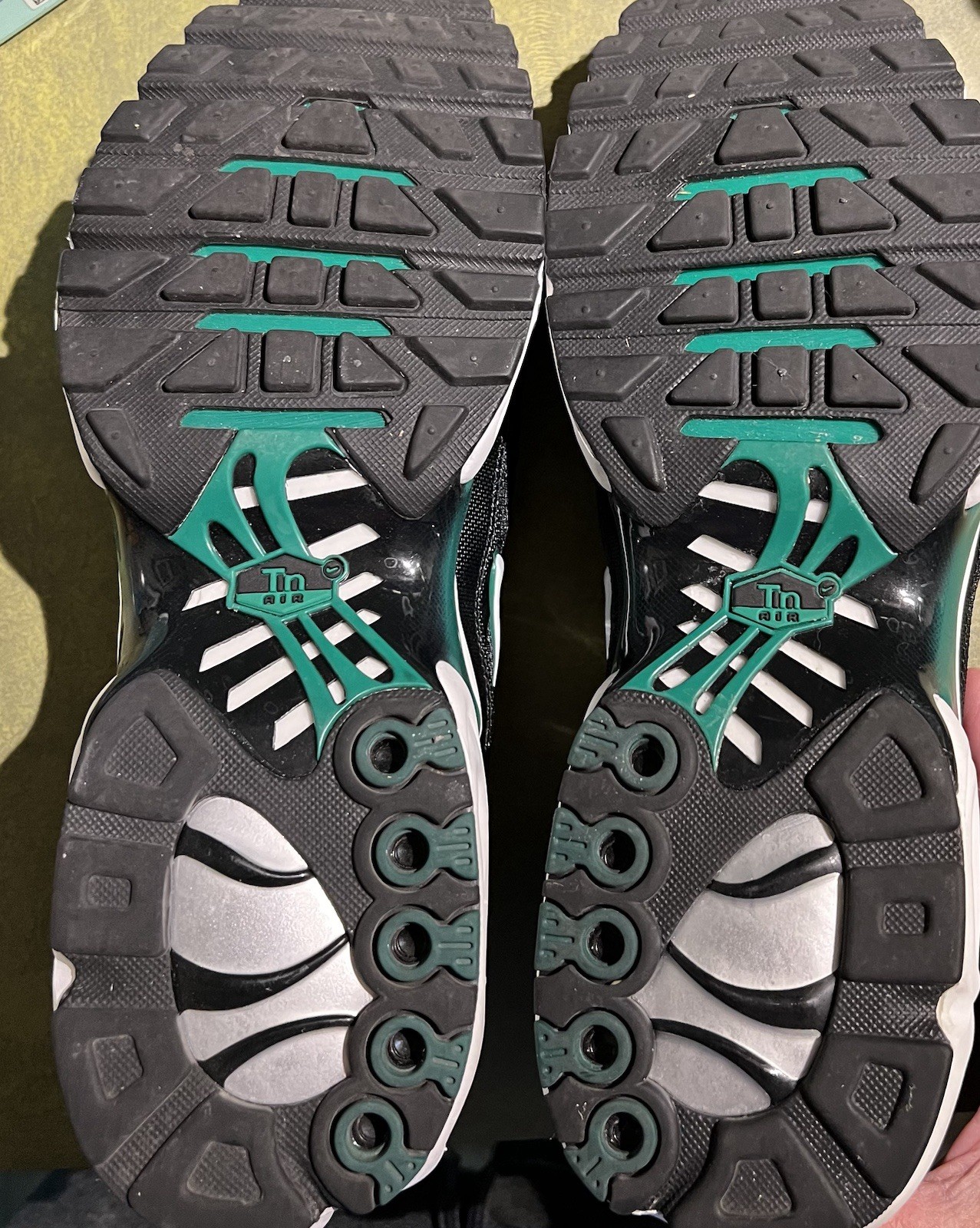 Nike Air Max Plus Black Green Mens Multi Sizes Nike By You DM0032-009