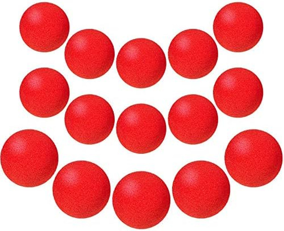 20 Pieces Red Sponge Balls Soft Magic Sponge Balls Combo Close-Up Magic Street C