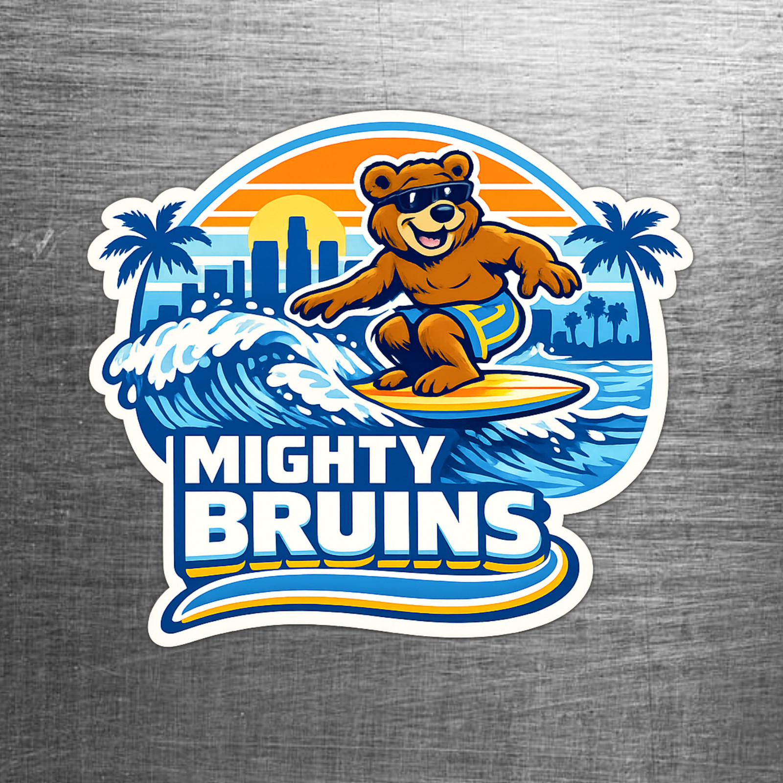 UCLA "Mighty Bruins" Custom Sticker