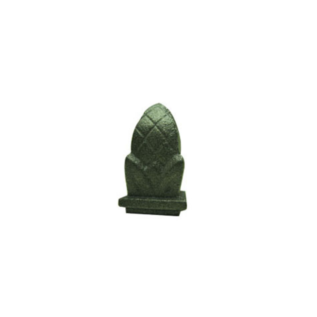 3/4" Finial Pineapple Square Pipe Gate Fence Topper Ornament Weld On Cast Iron